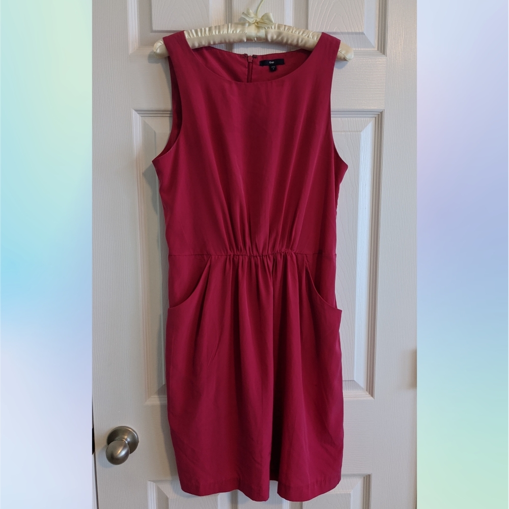 Gap Maternity Dark Pink Midi Dress
